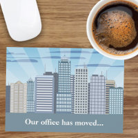 Berufliche Adressenänderung Modernes Office-Moving