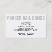 Berufliche Aktiengesellschaft Visitenkarte (Rückseite)