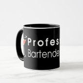 Berufliche als Barmixer arbeitende Tasse (Vorderseite Links)