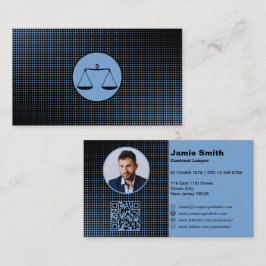 Berufliche Anwaltskanzleien Blue Business Cards Treuekarte