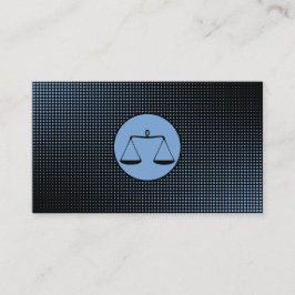 Berufliche Anwaltskanzleien Blue Business Cards Treuekarte