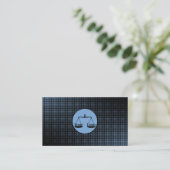 Berufliche Anwaltskanzleien Blue Business Cards Treuekarte (Stehend Vorderseite)