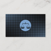 Berufliche Anwaltskanzleien Blue Business Cards Treuekarte (Vorderseite)