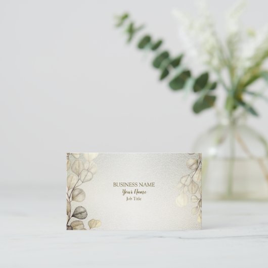 Berufliche Aquarellbilder Visitenkarte (Stehend Vorderseite)