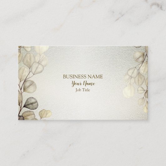 Berufliche Aquarellbilder Visitenkarte (Vorderseite)