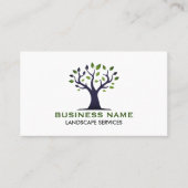 Berufliche arabische Landschaft und Baumpflege Visitenkarte (Vorderseite)