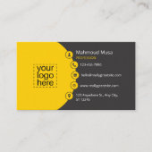 Berufliche arabische und englische Visitenkarten Visitenkarte (Vorderseite)