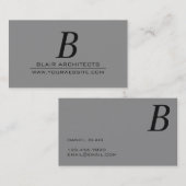 Berufliche Architektenkarte Visitenkarte (Vorne/Hinten)