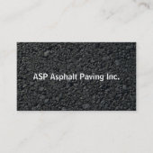 Berufliche Asphalt-Paarungsfirma-Visitenkarte Visitenkarte (Vorderseite)