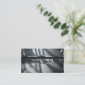 Berufliche aus schattengepresstem Stahl Visitenkarte (Stehend Vorderseite)