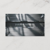 Berufliche aus schattengepresstem Stahl Visitenkarte (Vorderseite)