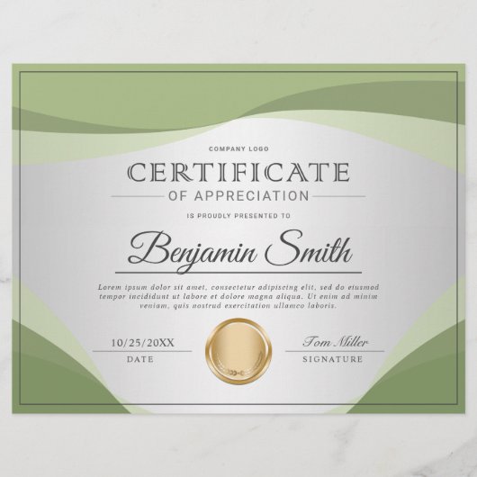 Berufliche Auszeichnung Flyer (Vorne)