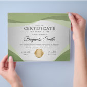 Berufliche Auszeichnung Flyer (Hand)