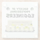 Berufliche Auszubildende Glasuntersetzer (Rückseite)