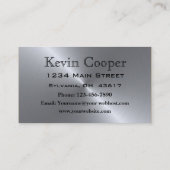 Berufliche Automobilindustrie Visitenkarte (Rückseite)