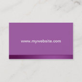 Berufliche Backen-Geschäfts-Karte Visitenkarte (Rückseite)