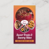 Berufliche Bäckerei Shop Süßigkeiten Leckereien Ko Visitenkarte (Vorderseite)