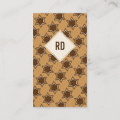 Berufliche Bäckerei Visitenkarte (Rückseite)