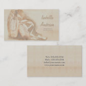 Berufliche Ballett-Tänzer-Studio-Theater-Karte Visitenkarte (Vorne/Hinten)