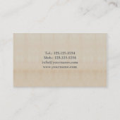 Berufliche Ballett-Tänzer-Studio-Theater-Karte Visitenkarte (Rückseite)