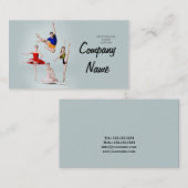 Berufliche Ballett-Tänzer-Studio-Theater-Karte Visitenkarte (Vorne/Hinten)