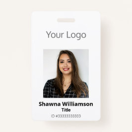Berufliche Bar-ID für Ihr Logo Ausweis