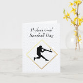Berufliche Baseball-Tageskarte Karte (Gelbe Blume)