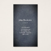 Berufliche Basketball-Trainer-Schulkarte (Rückseite)