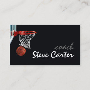 Berufliche Basketball-Trainer-/Spieler-Karte Visitenkarte