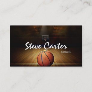 Berufliche Basketball-Trainer-Spieler-Sport-Karte Visitenkarte