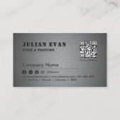 Berufliche Bauausrüstung Visitenkarte (Rückseite)