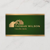 Berufliche Bauweise Handyman Carpenter Roof Visitenkarte (Vorderseite)