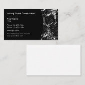 Berufliche Bauweise Visitenkarte (Vorne/Hinten)