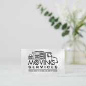 Berufliche Beförderungsleistungen - Standortverlag Visitenkarte (Stehend Vorderseite)