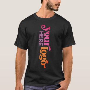 Berufliche, benutzerdefinierte Firmenlogo-Vorderse T-Shirt