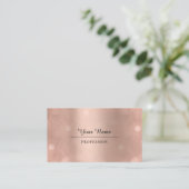 Berufliche Beratung Moderne Rose Visitenkarte (Stehend Vorderseite)