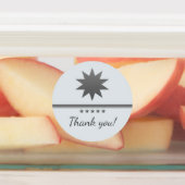 berufliche Beschriftungen für 5 Sterne Silver Text Etiketten (Befestigt)