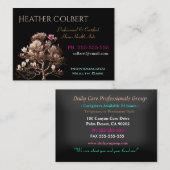 Berufliche Betreuung von Pflegekräften Visitenkarte (Vorne/Hinten)