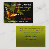 Berufliche Betreuung von Wind Under Wings Visitenkarte (Vorne/Hinten)