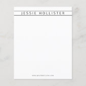 Berufliche Bezeichnung und Informationen (Vorderseite)