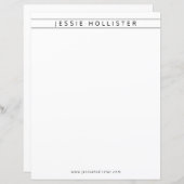 Berufliche Bezeichnung und Informationen (Vorne/Hinten)