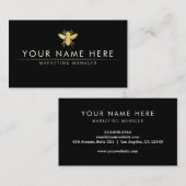 berufliche Bienenerbse Visitenkarte (Vorne/Hinten)