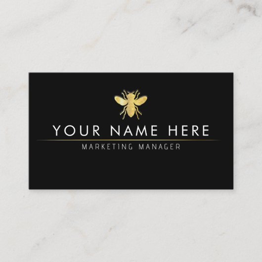 berufliche Bienenerbse Visitenkarte (Vorderseite)