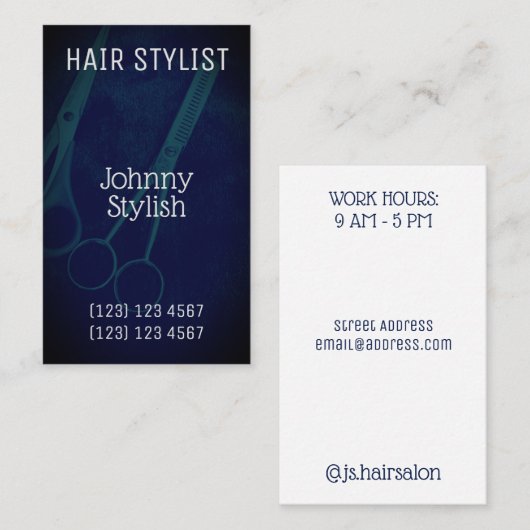 Berufliche Bildabdeckung Visitenkarte (Vorne/Hinten)