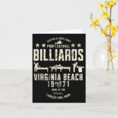 Berufliche Billiards Virginia B Karte (Gelbe Blume)