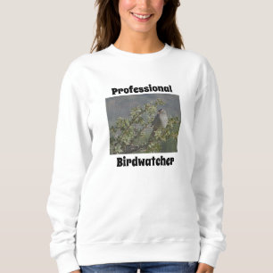 Berufliche Birdwatcher Sparrow Mosaikart Sweatshirt