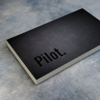 Berufliche Black Out Piloten Business Card