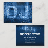 Berufliche blaue explodierende visitenkarte (Vorne/Hinten)