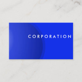 berufliche Blauer Visitenkarte