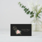 Berufliche Blume der Goldschere Visitenkarte (Stehend Vorderseite)